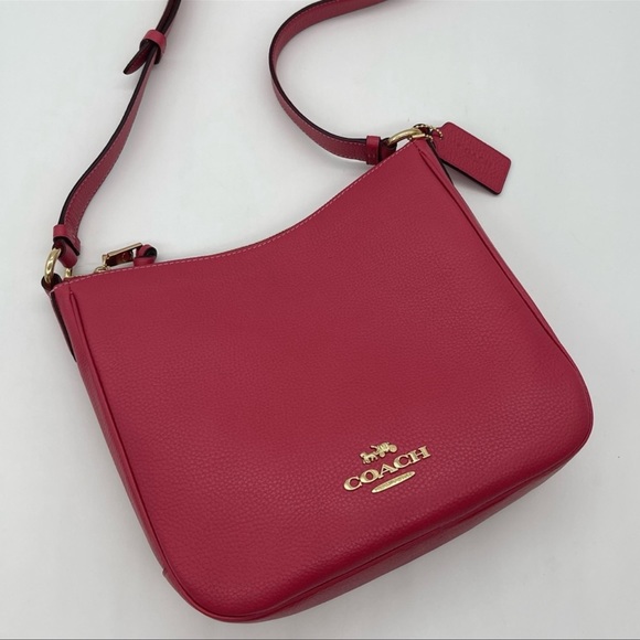 Coach Ellie File Bag Crossbody Pink/Gold - Picture 5 of 14